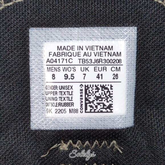 Converse Run Star Motion High Platform Utility Green Egret Sun Ray Sneaker 9.5 - Picture 6 of 10